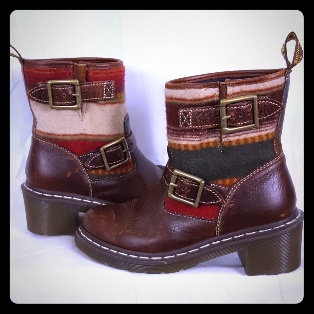 Dr. Martens Pendleton Biker AirWair Boots